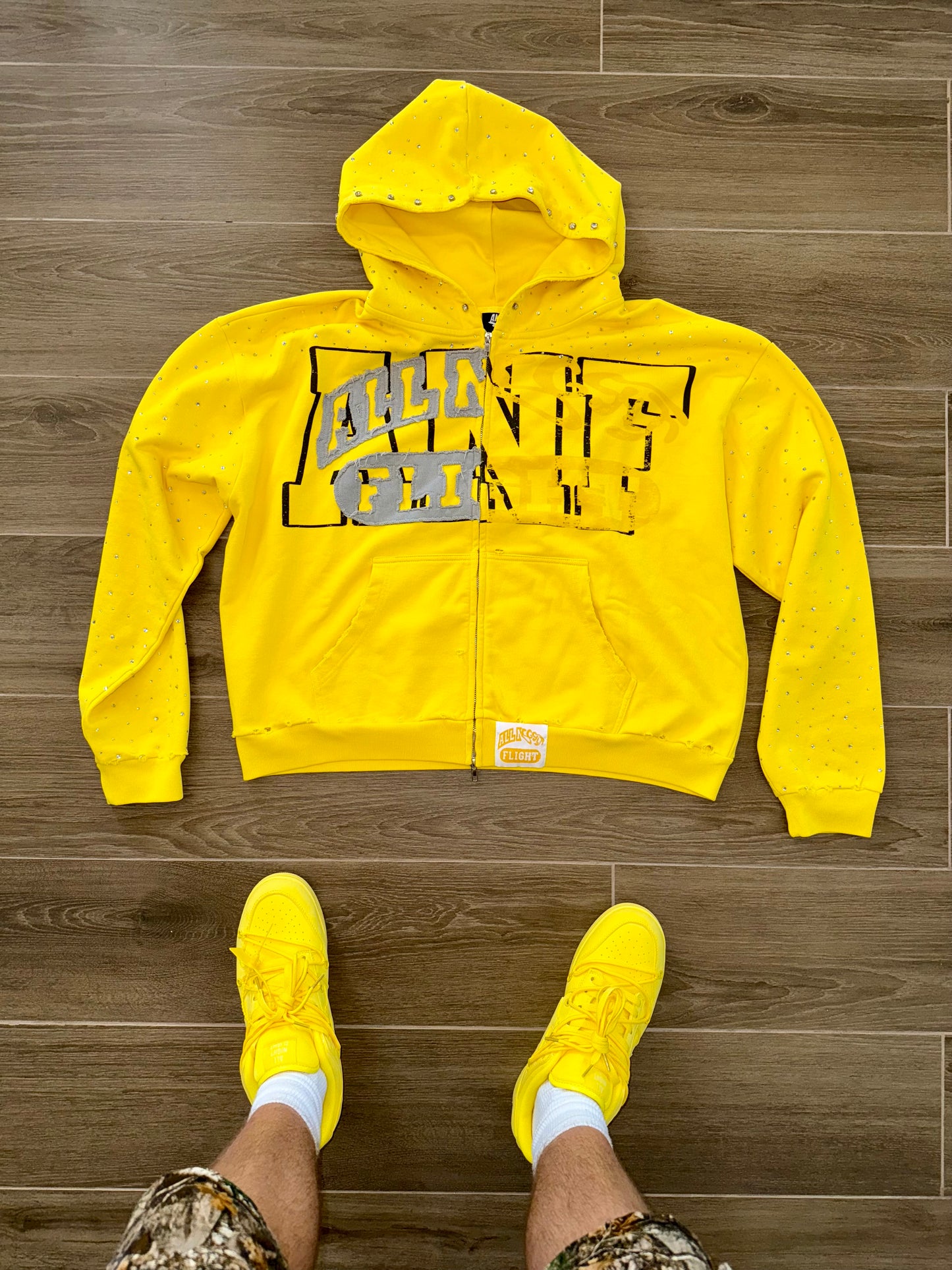 RHINESTONE HOODIE