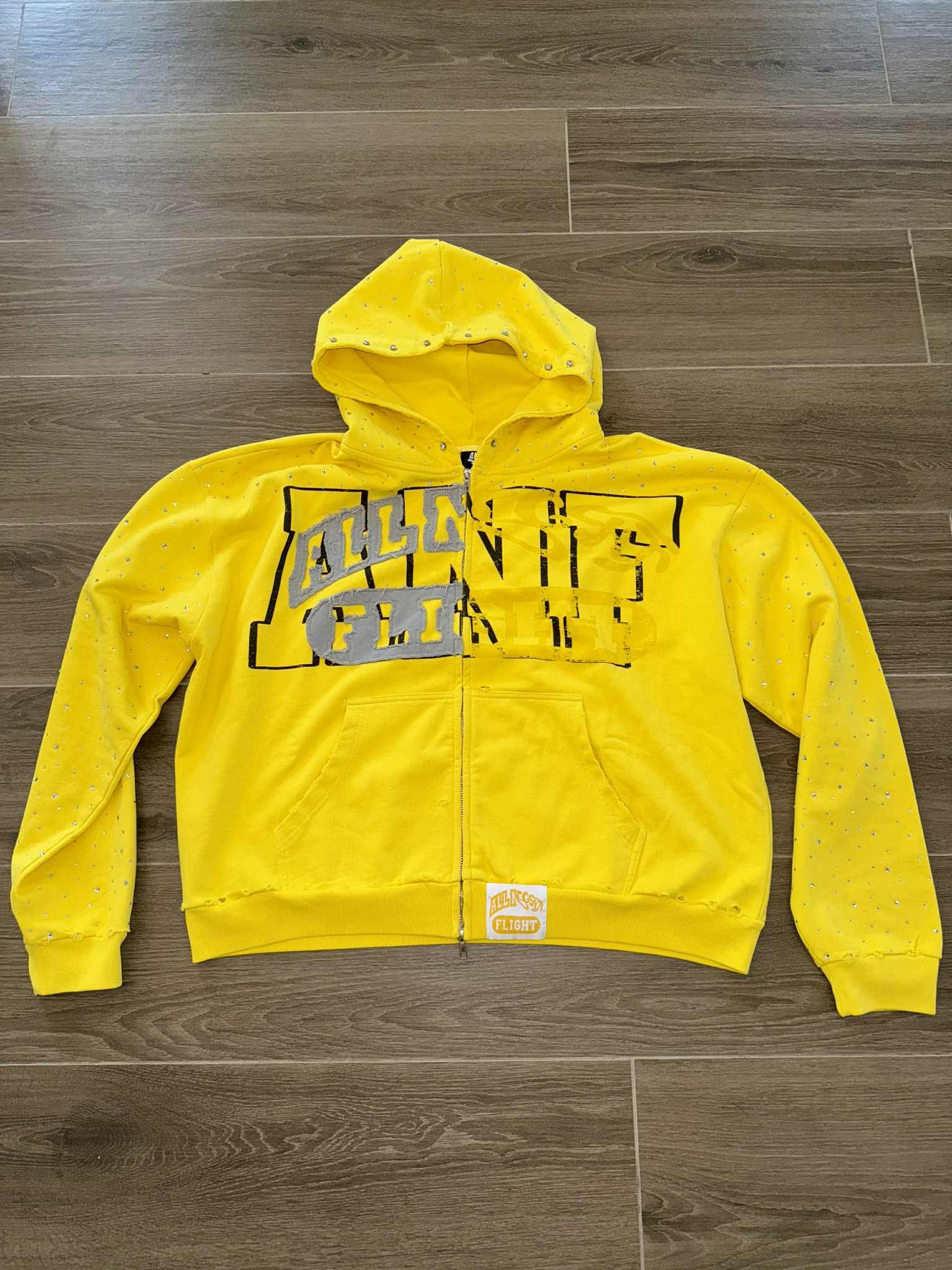 RHINESTONE HOODIE