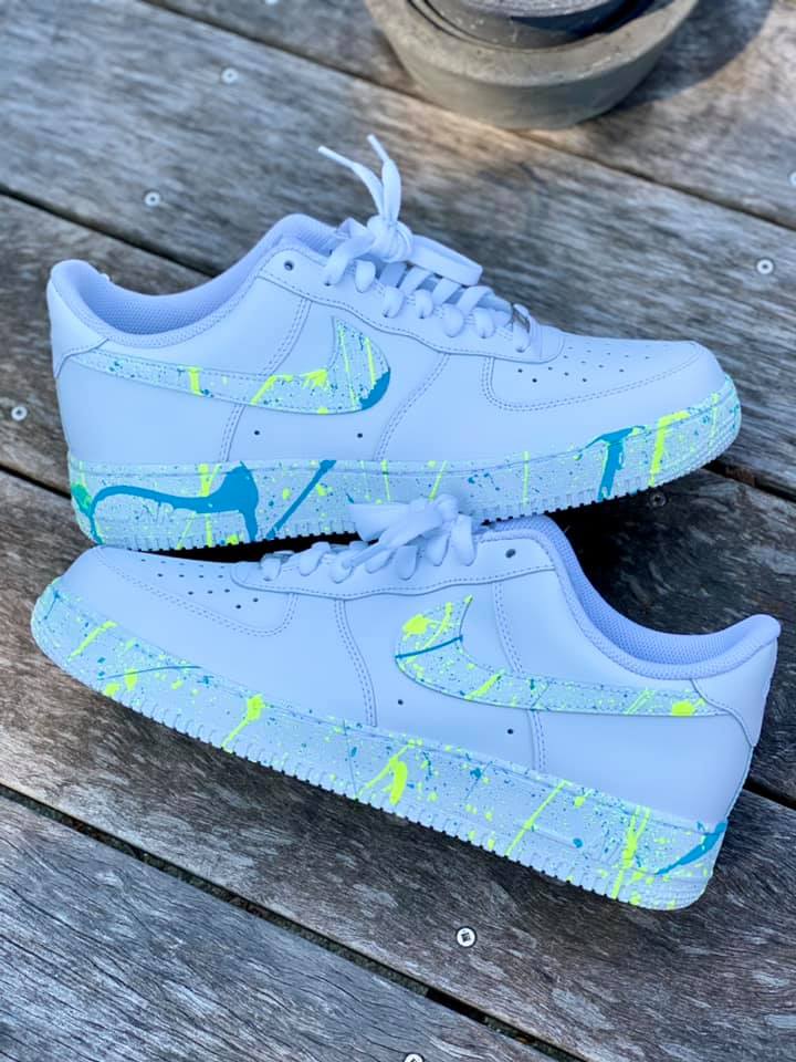 Splatter - Blue + Yellow