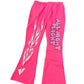 ANF HOODIE & FLARE PANTS (Pink)