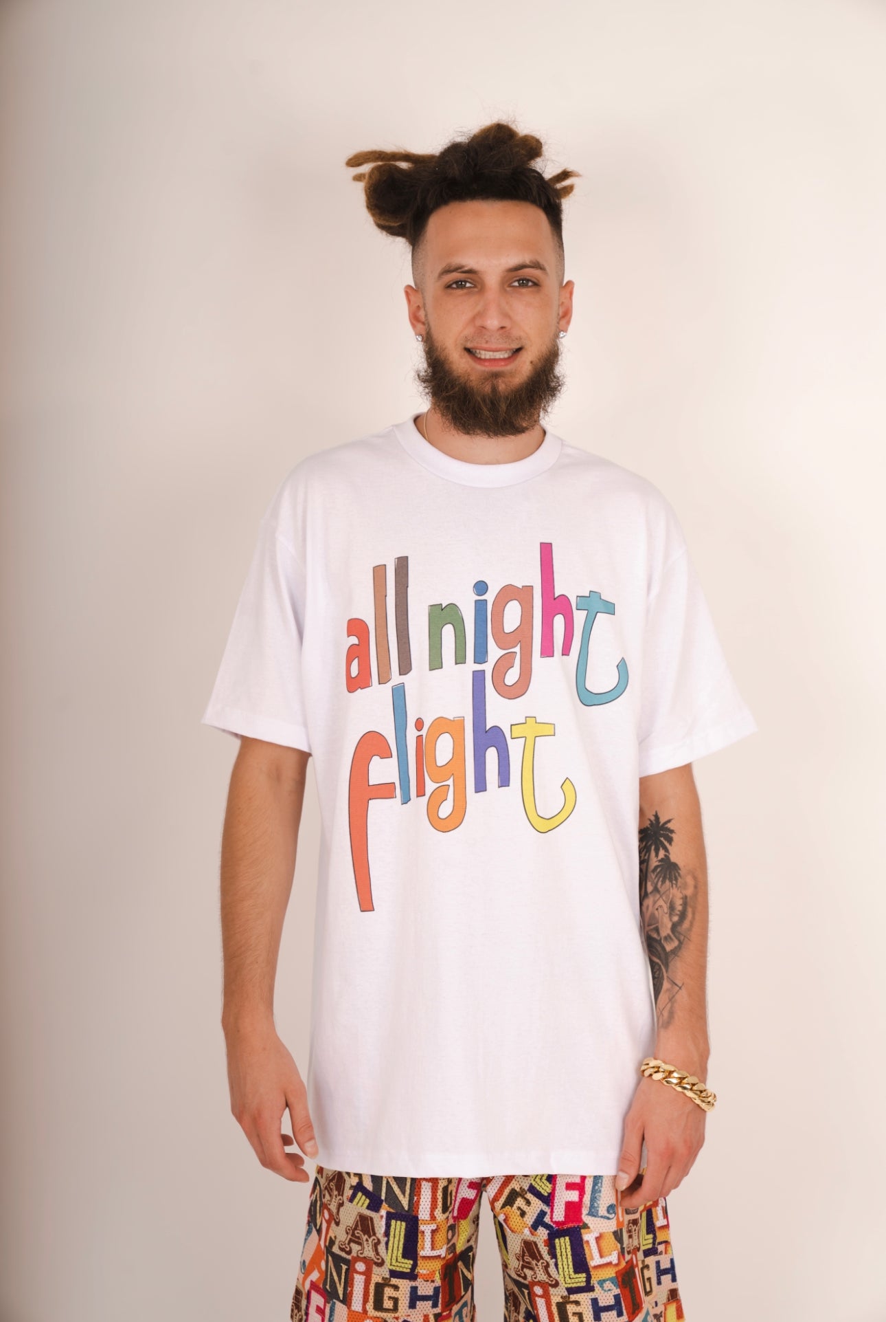 “All Night Flight” Multicolor Shirt