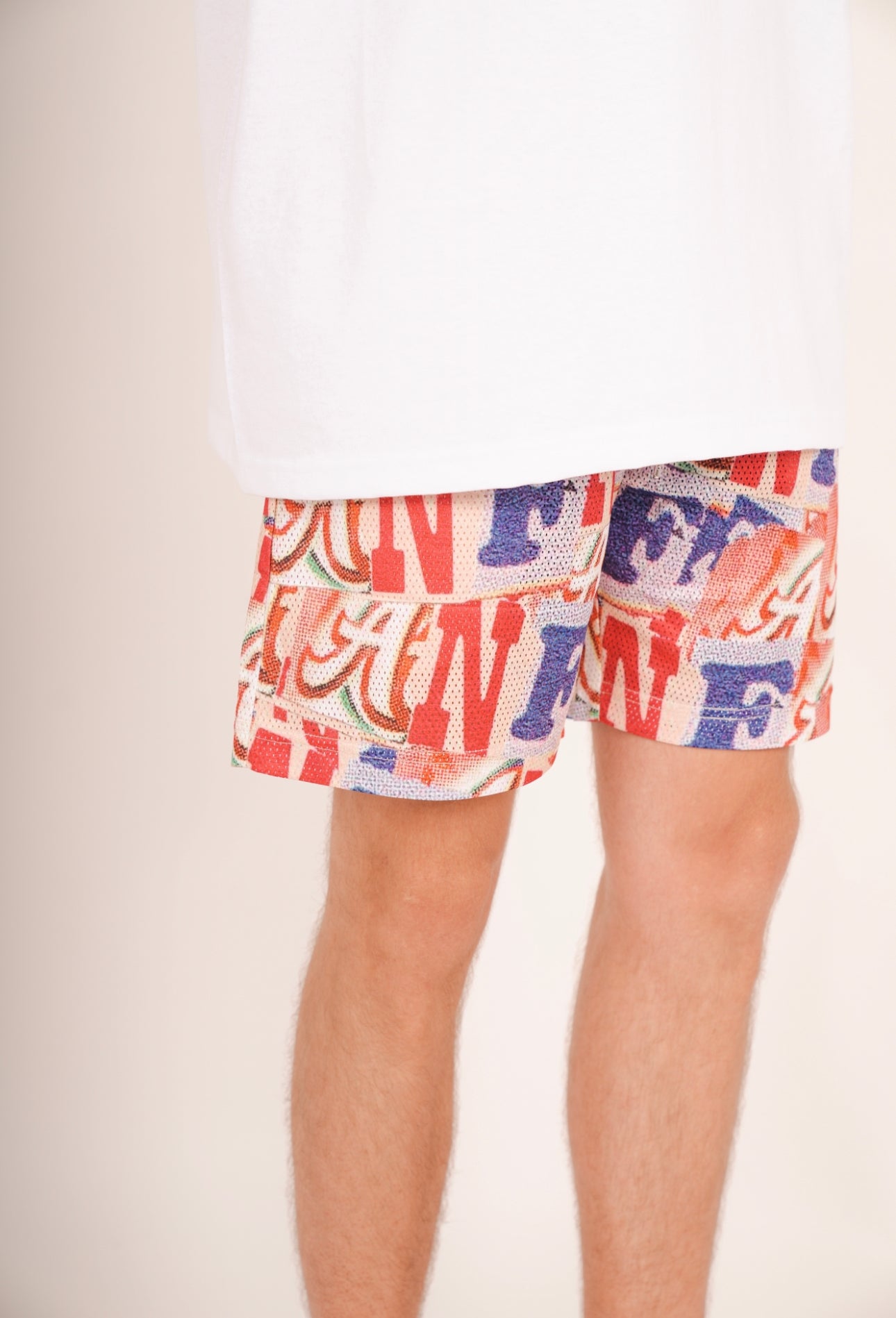 ANF Shorts Red/Pink/Blue