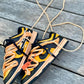 Custom Off-White Dunks - Orange + Black