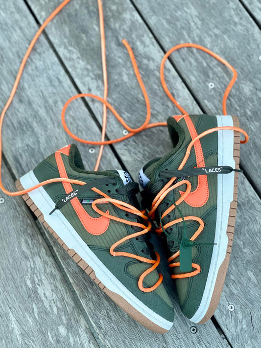 Green w/ Orange Laces