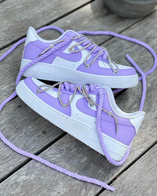 Purple + White